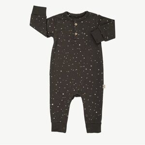 Red Caribou Close to the Stars Button Jumpsuit in Grey Size 0-3 Months